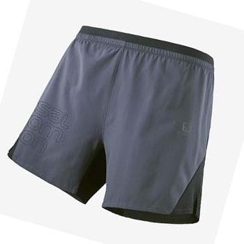 Bermudas Salomon CROSS 5'' Hombre Grises | MX 3166LIS